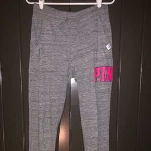 PINK Victoria Secret grey joggers